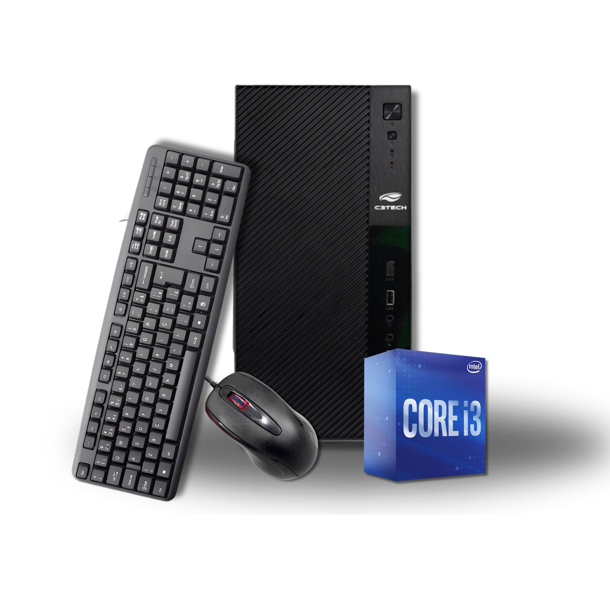 COMPUTADOR HOME OFFICE INTEL CORE I3 10100 / H510 / 8G / SSD 256